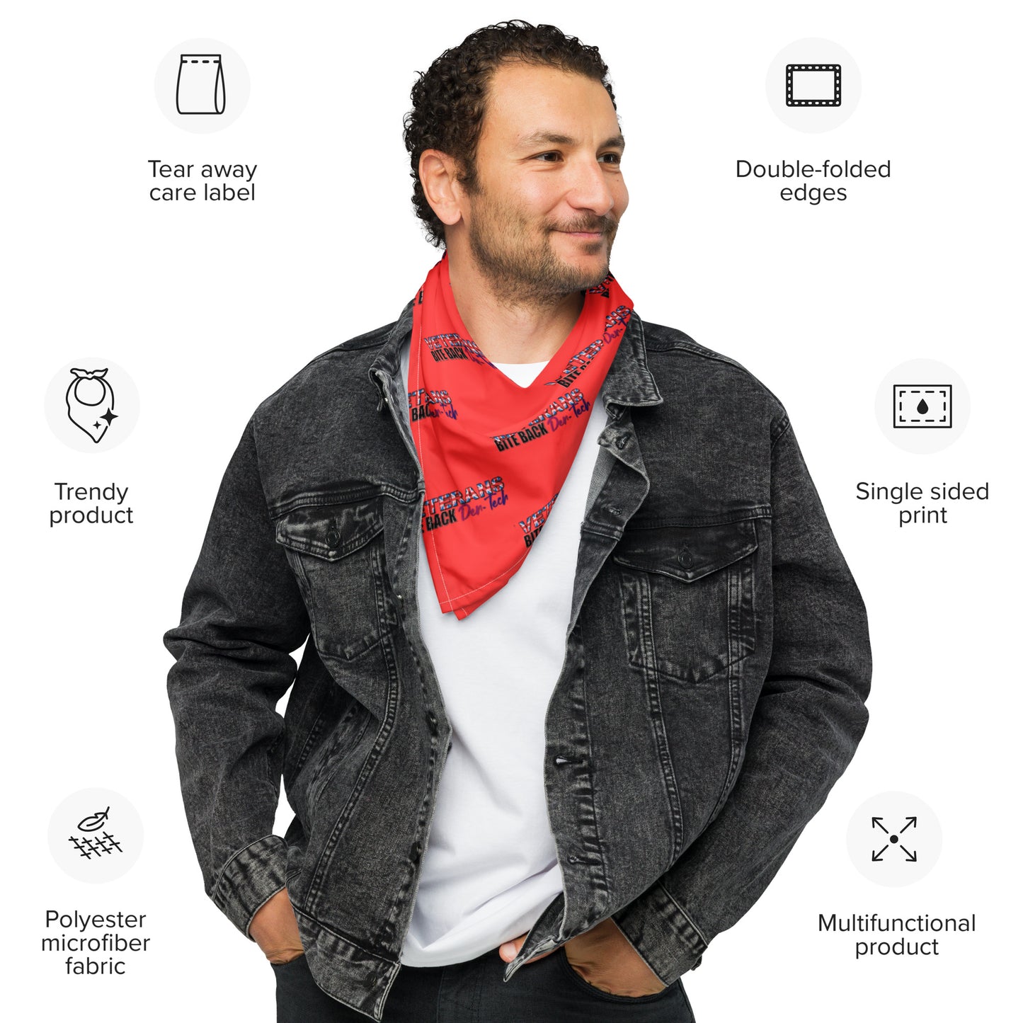 All-over print VBB Army bandana