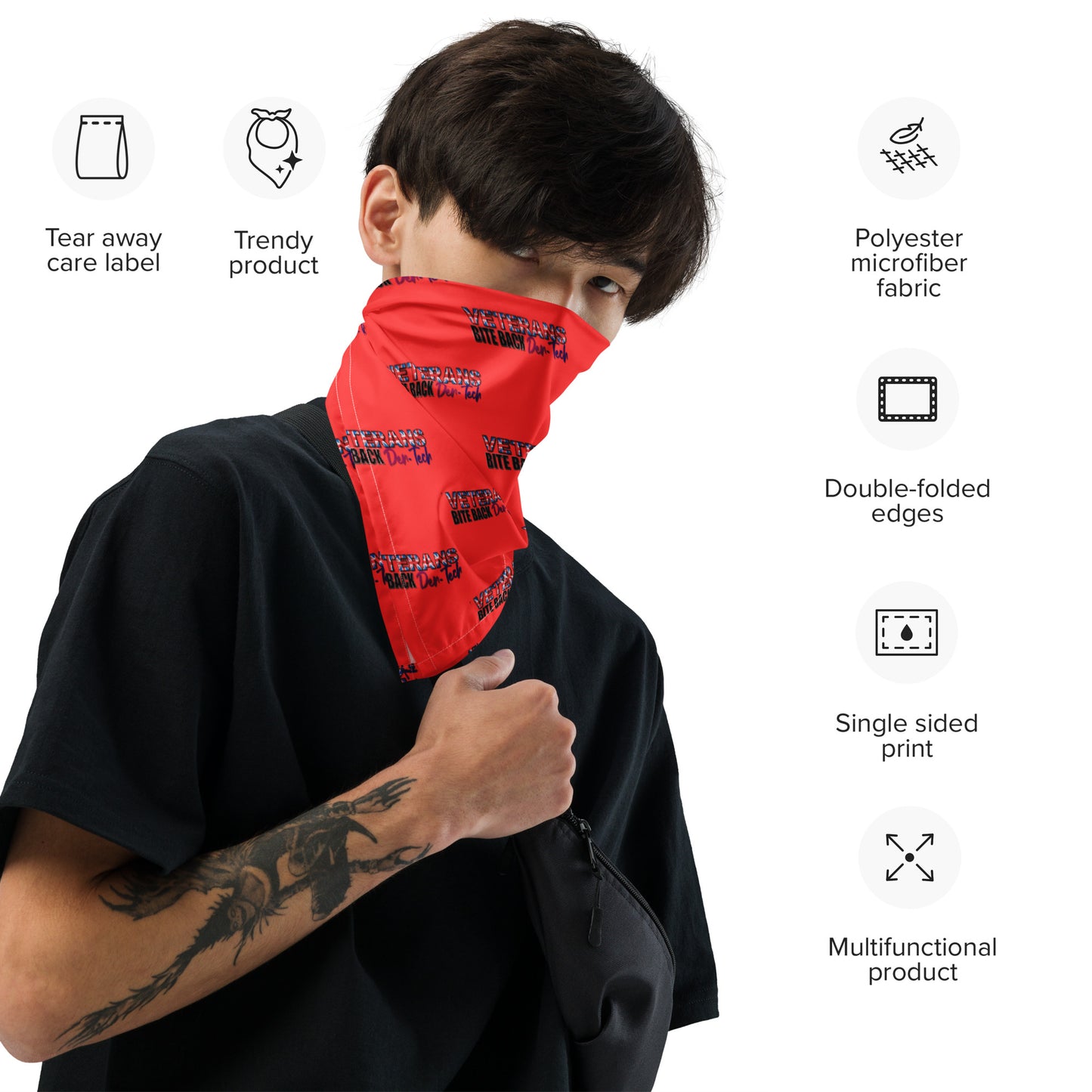 All-over print VBB Army bandana