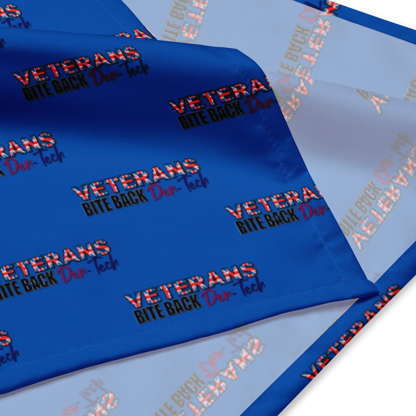All-over print Navy bandana