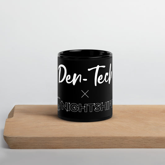 Nightshift Black Glossy Mug