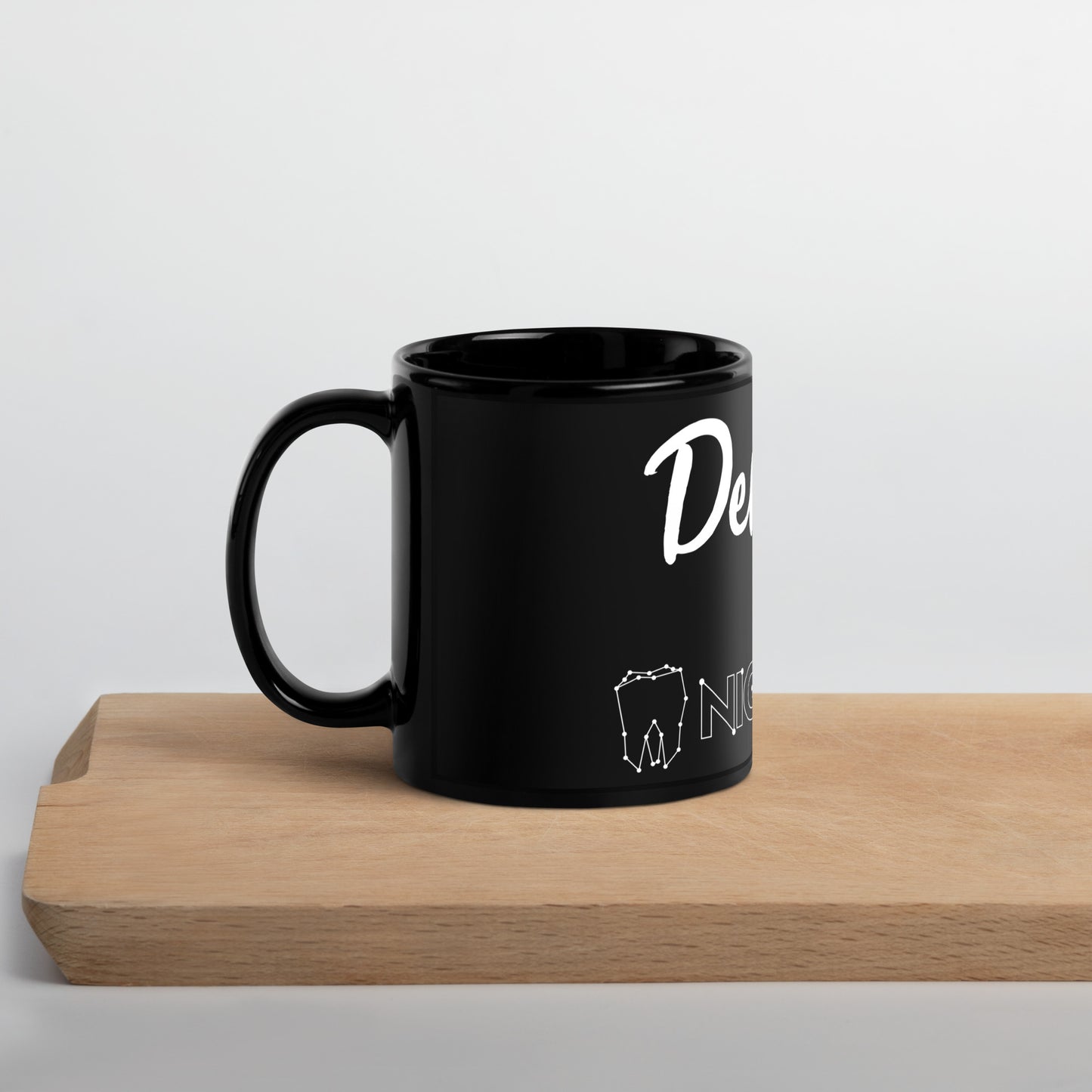 Nightshift Black Glossy Mug