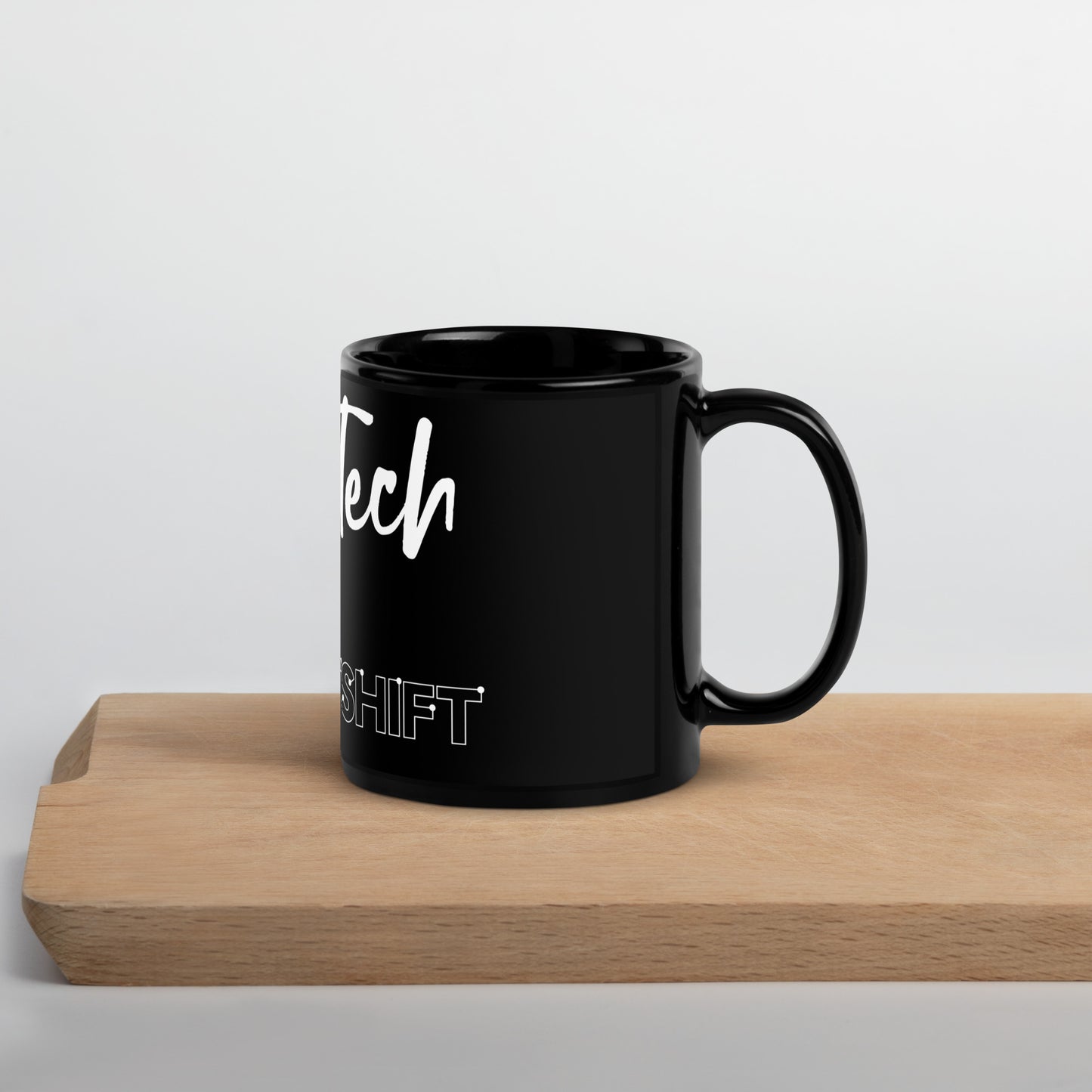 Nightshift Black Glossy Mug