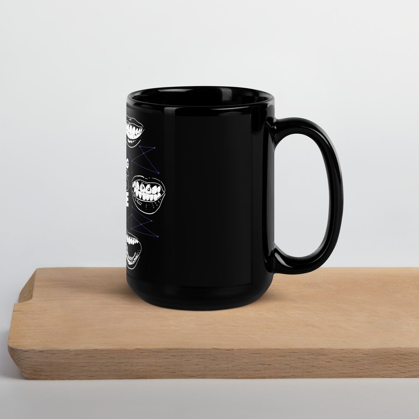 Nightshift Black Glossy Mug