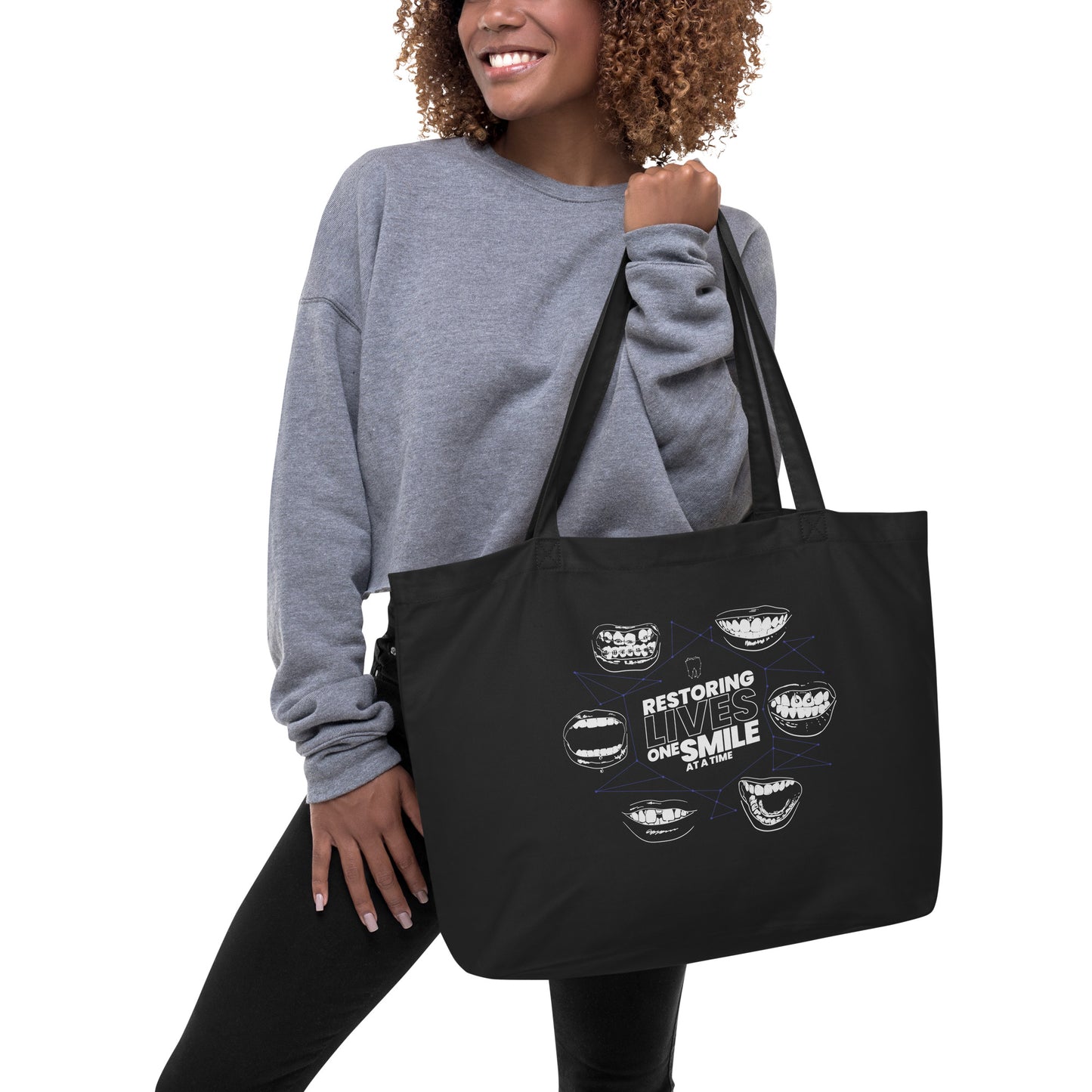 Nightshift Large organic tote bag