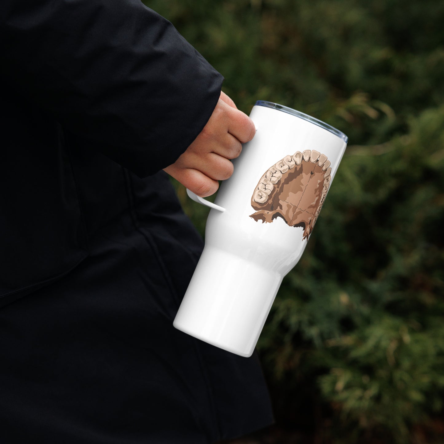 Anatomy Travel mug with a handle